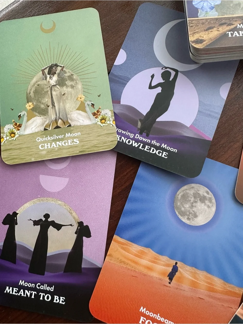 Moonology Messages Oracle Card Deck by Yasmin Boland